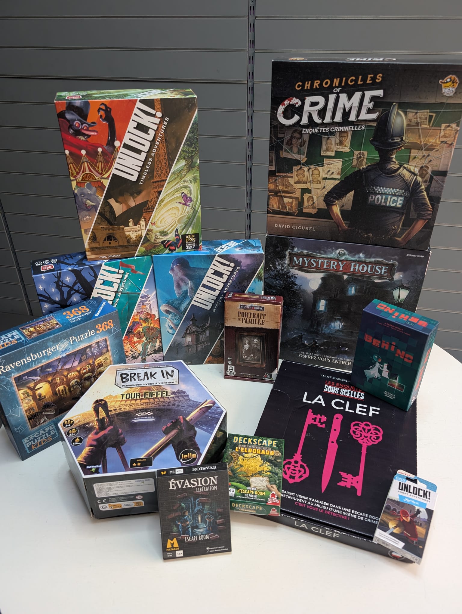 Location d'escape games chez Case Mystère à Louvain-La-Neuve